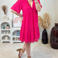 Robe Alia Fushia