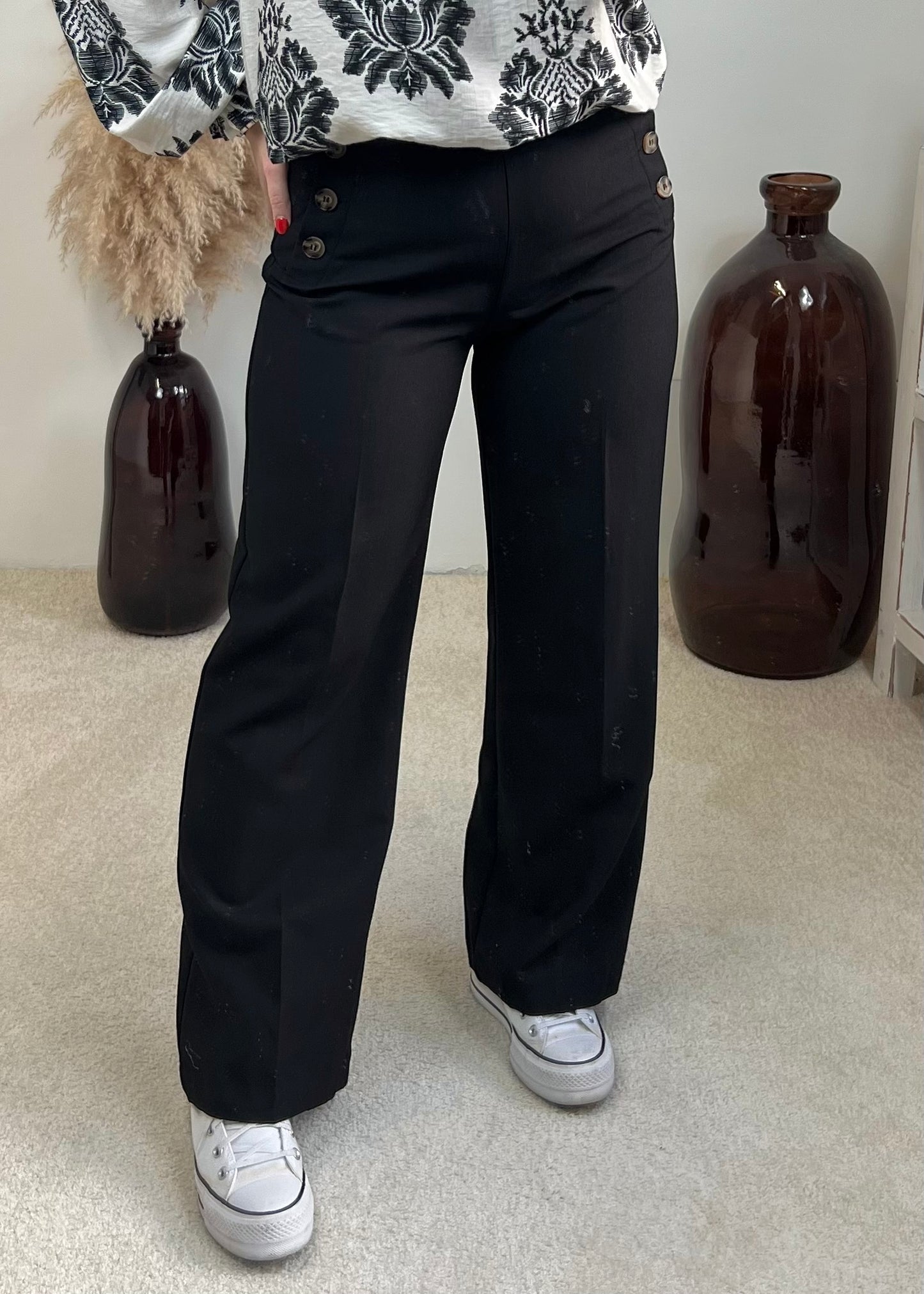 Pantalon Paula Noir