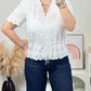 Blouse Flora Écru