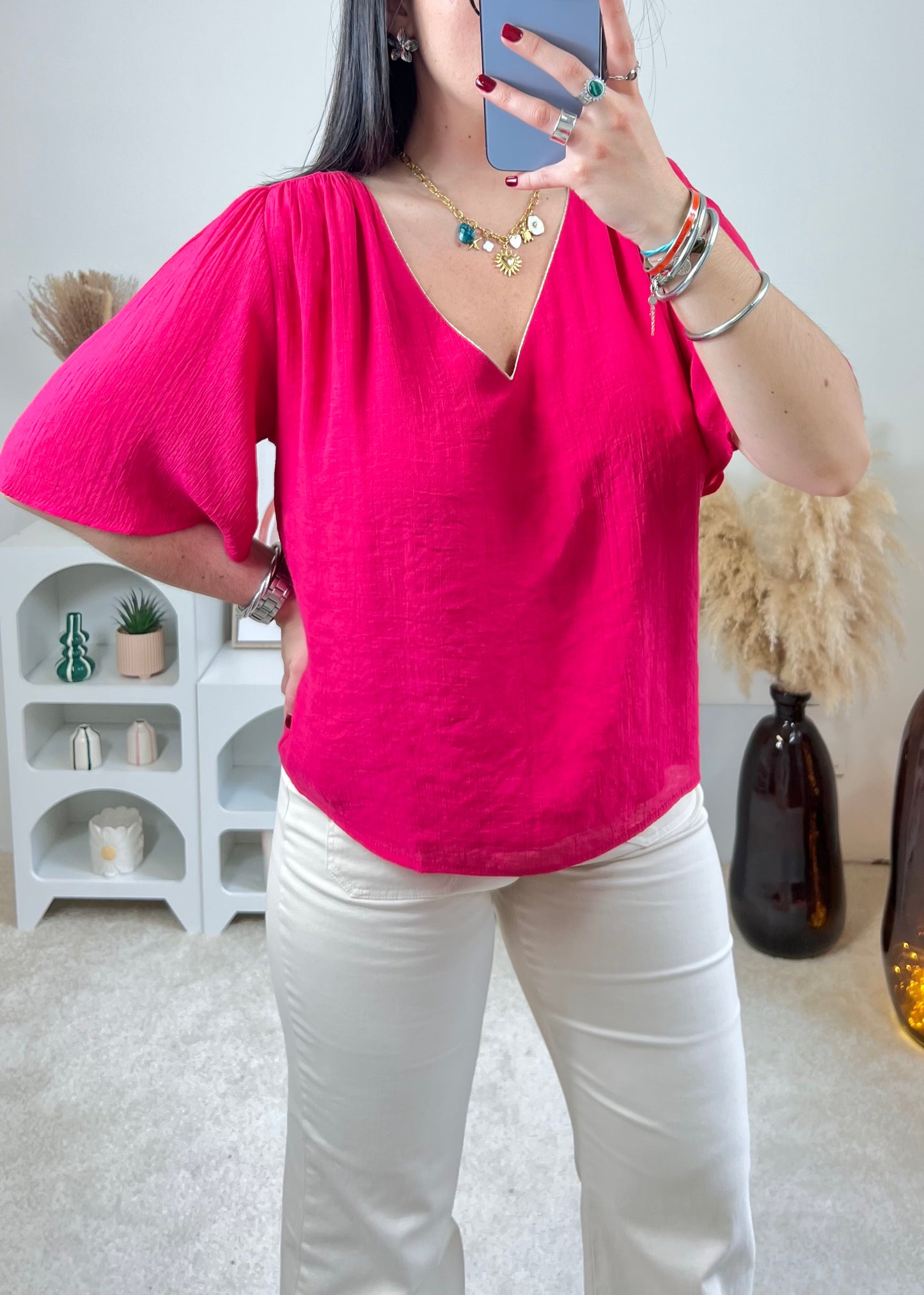 Blouse Ema Fushia