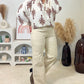 Pantalon Eddy Ivoire