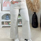 Jeans Windy Rayé Taupe