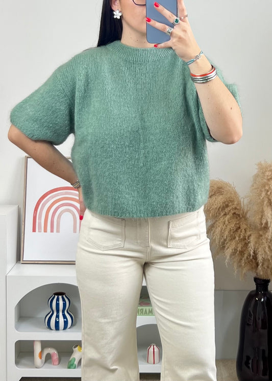 Pull Amy Vert d’eau