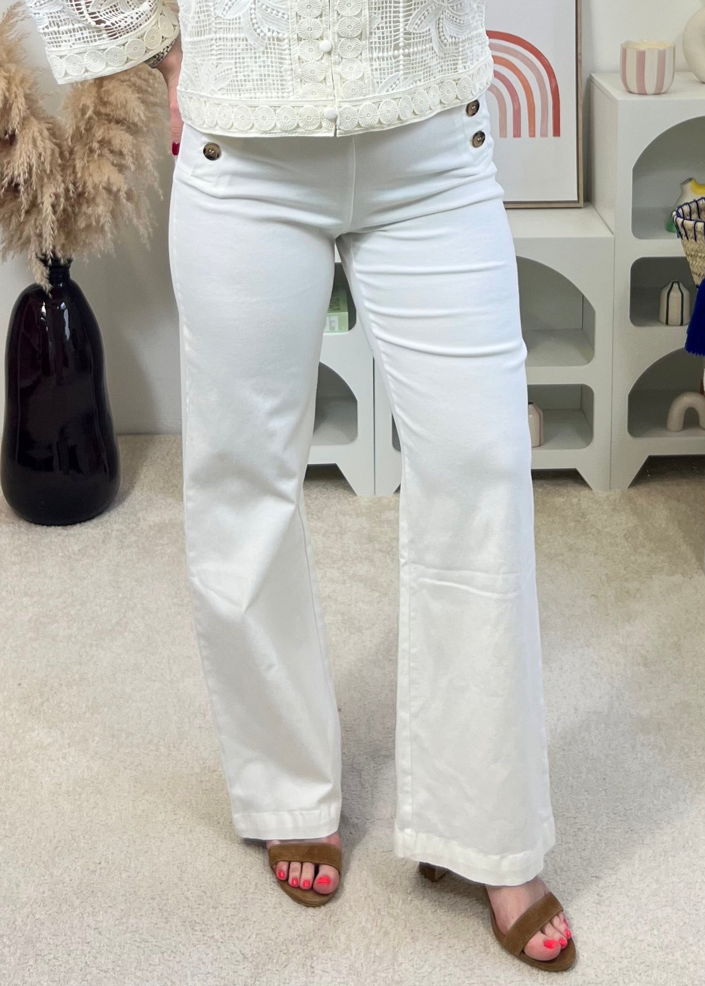 Pantalon Palia Écru