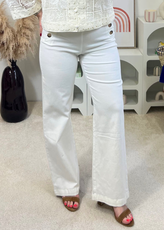 Pantalon Palia Écru
