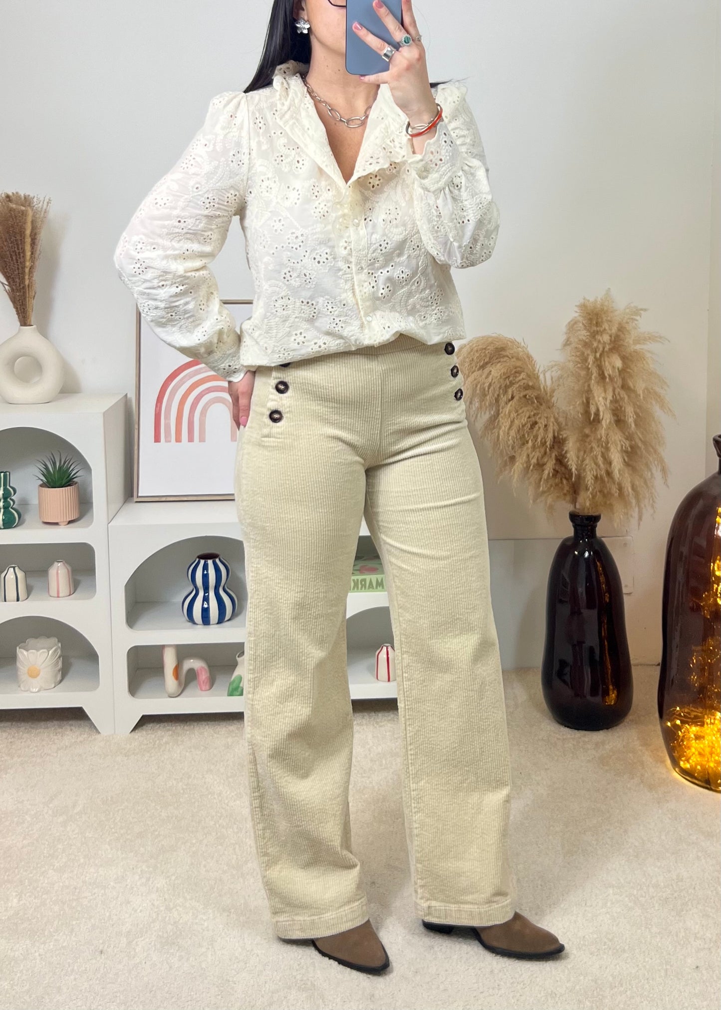 Pantalon Pauly Ivoire