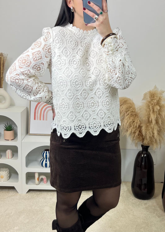 Blouse Chloé Ivoire