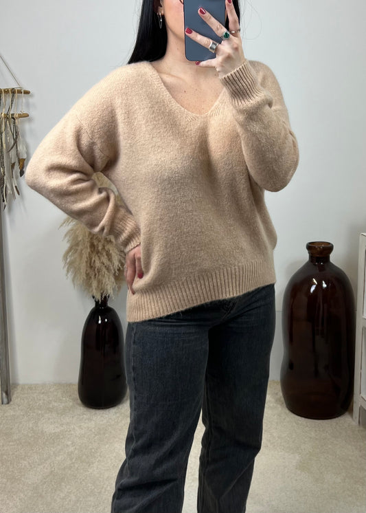 Pull Soly Beige