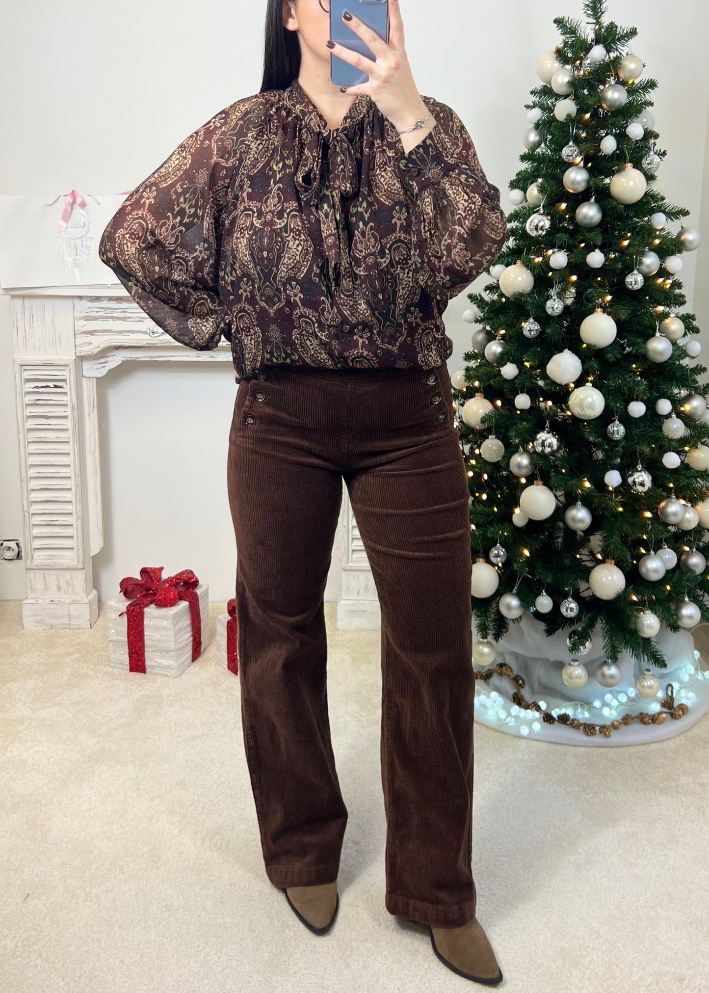 Chemise Amélie Bordeaux