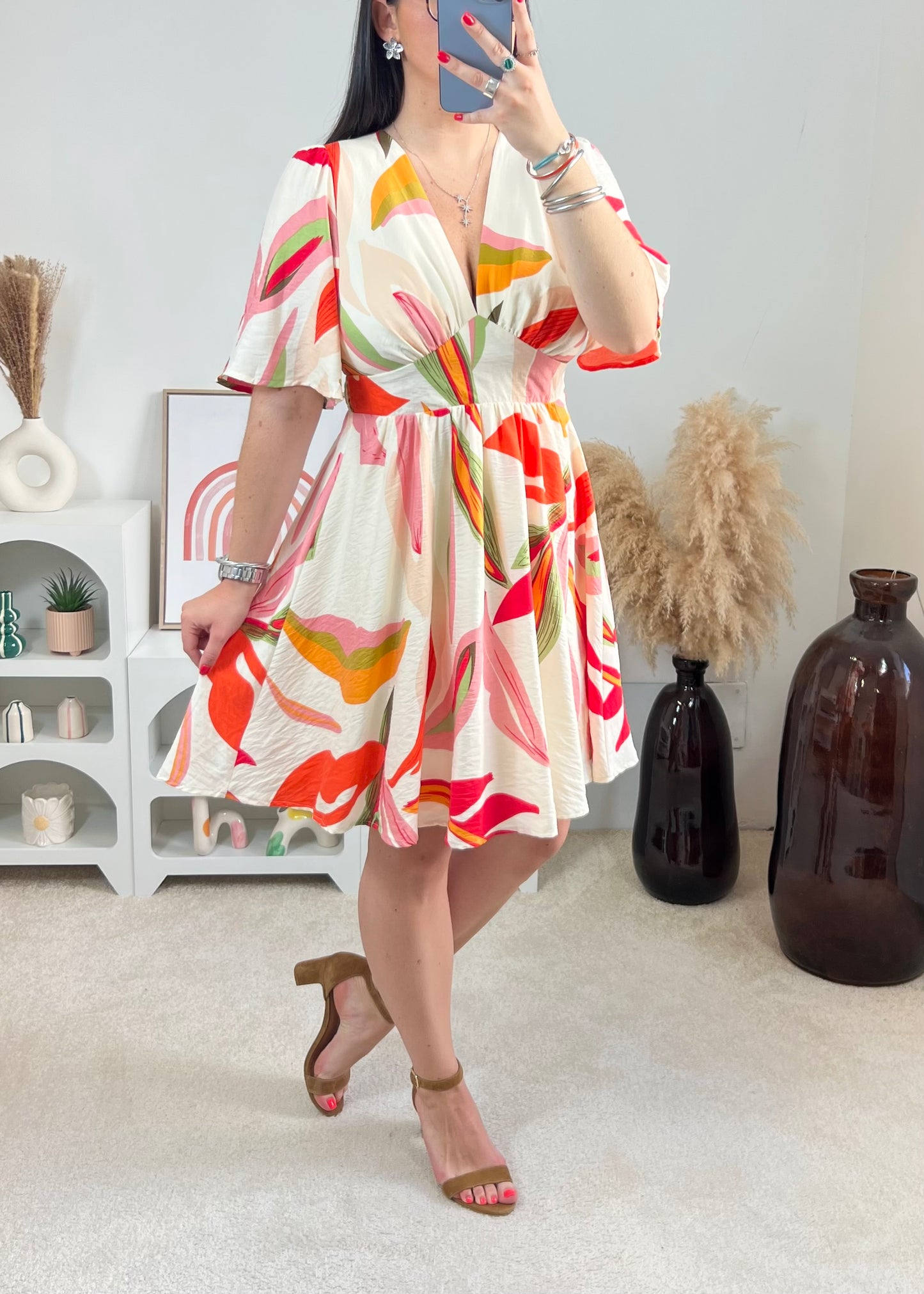 Robe Louvia Corail