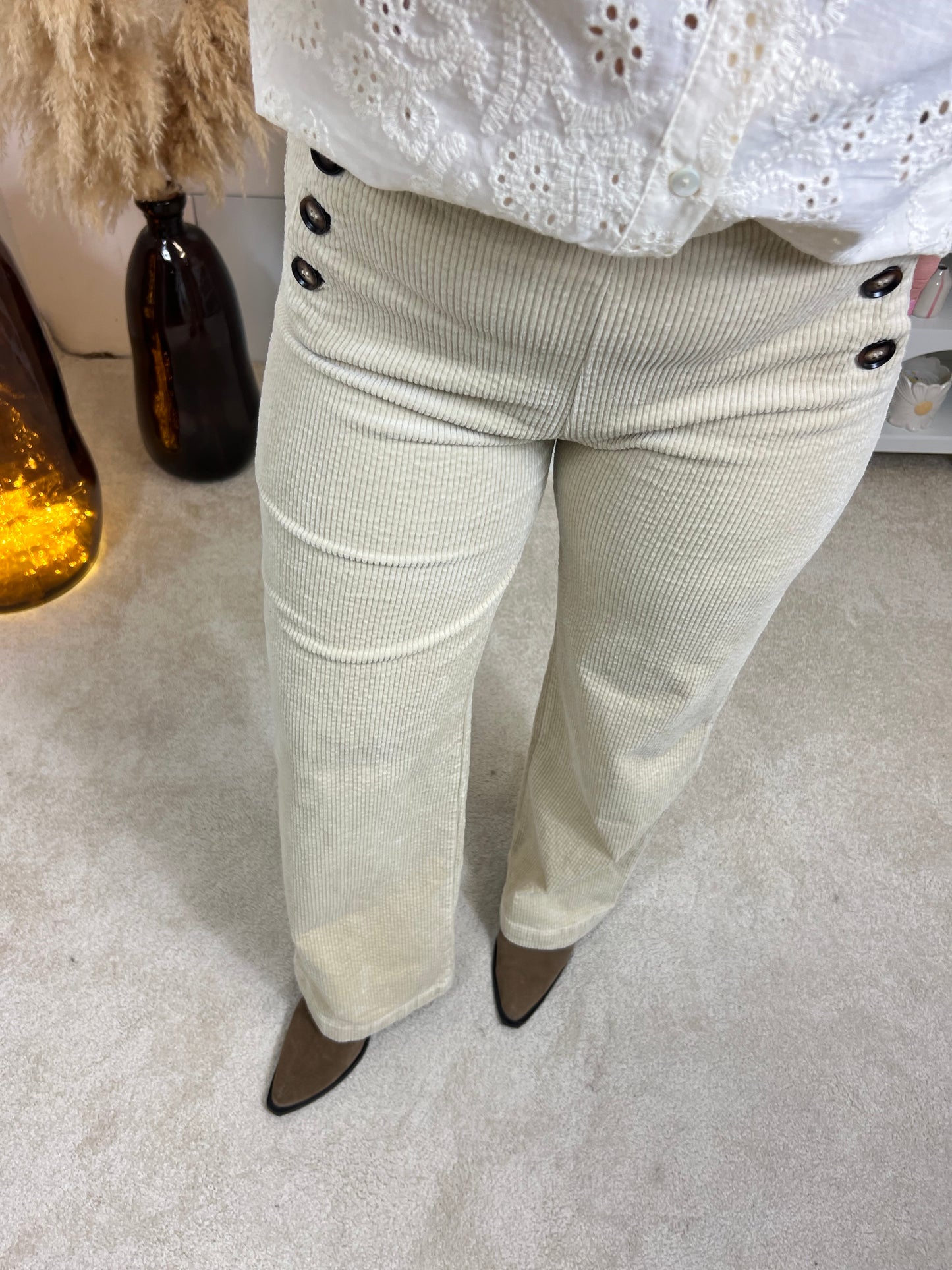 Pantalon Pauly Ivoire