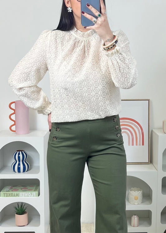 Blouse Agathe Ivoire