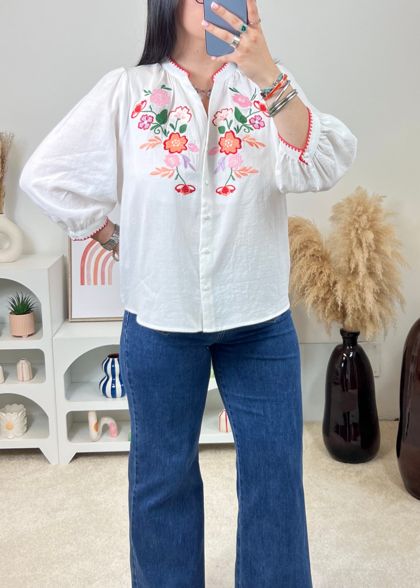 Blouse Flora Écru