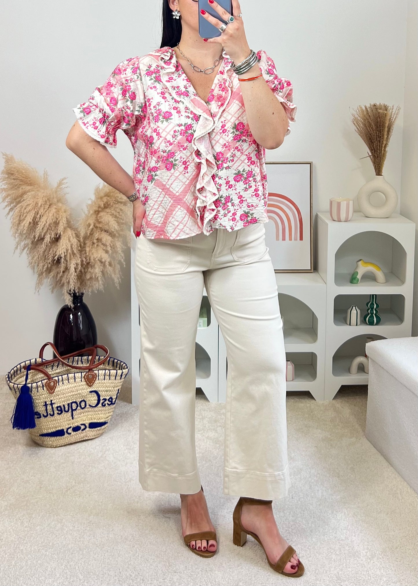 Pantalon Éliza Ivoire