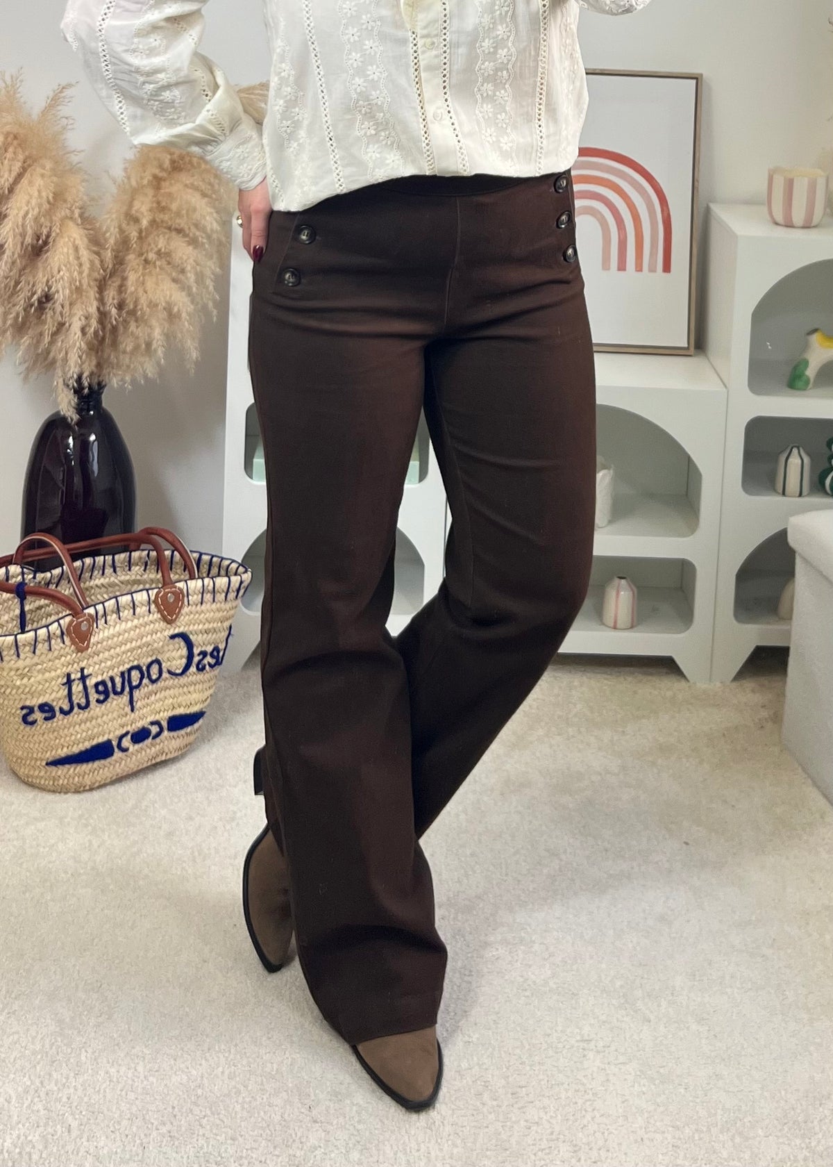 Pantalon Solenn Choco