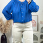 Chemise Elena Bleu Roi