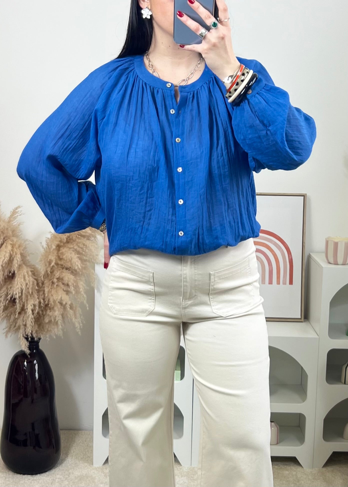 Chemise Elena Bleu Roi
