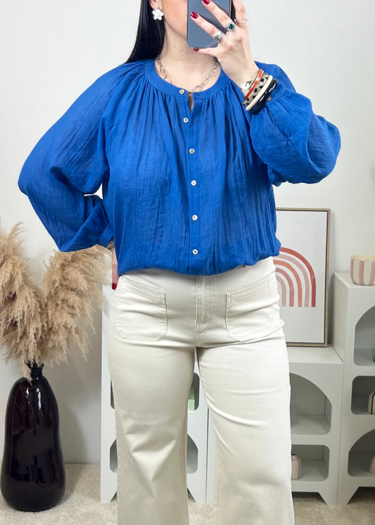 Chemise Elena Bleu Roi