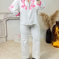 Blouse Flore Rose