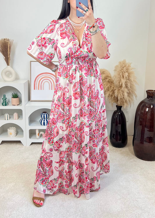 Robe Anna Fushia