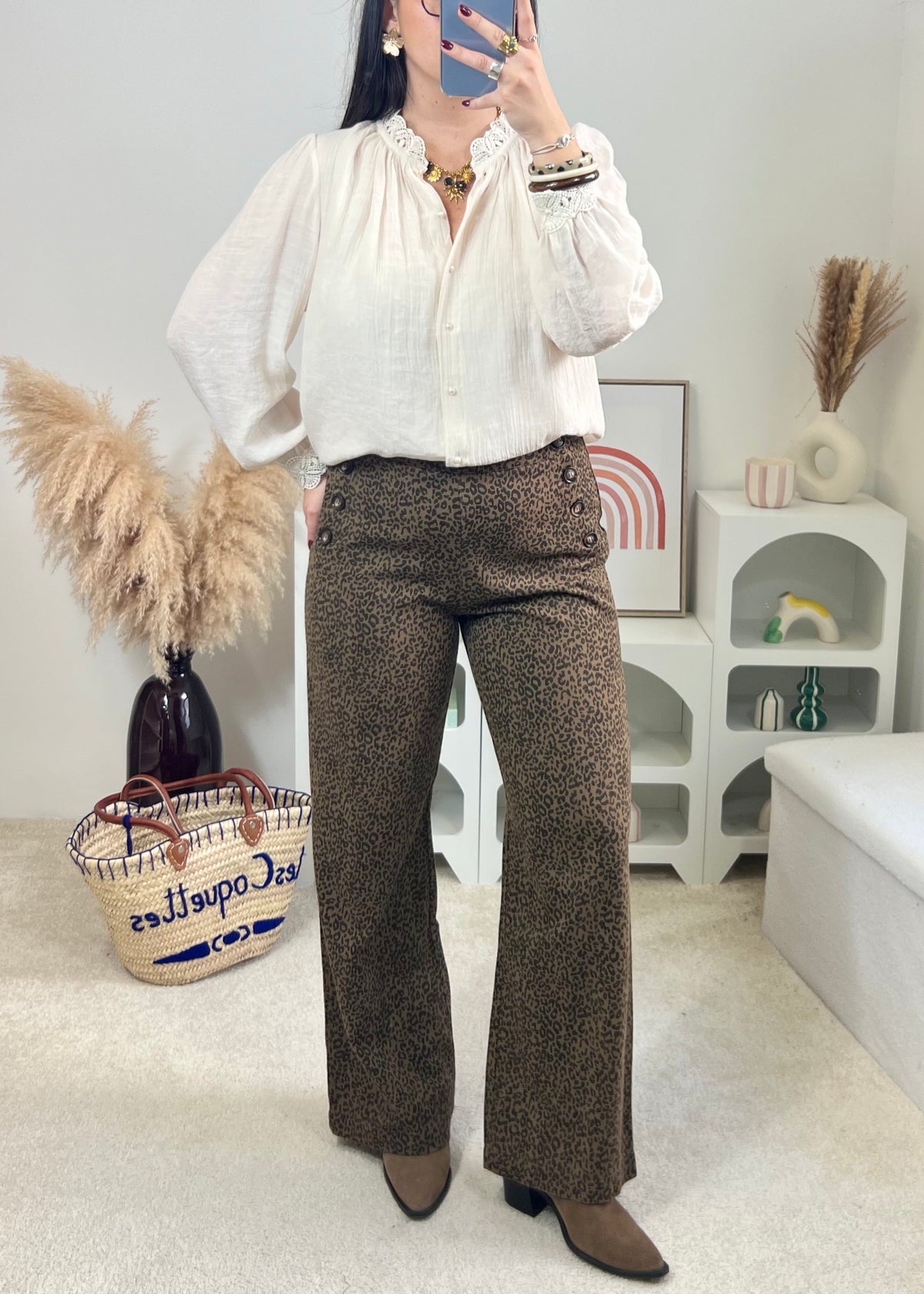 Pantalon Mily Léopard