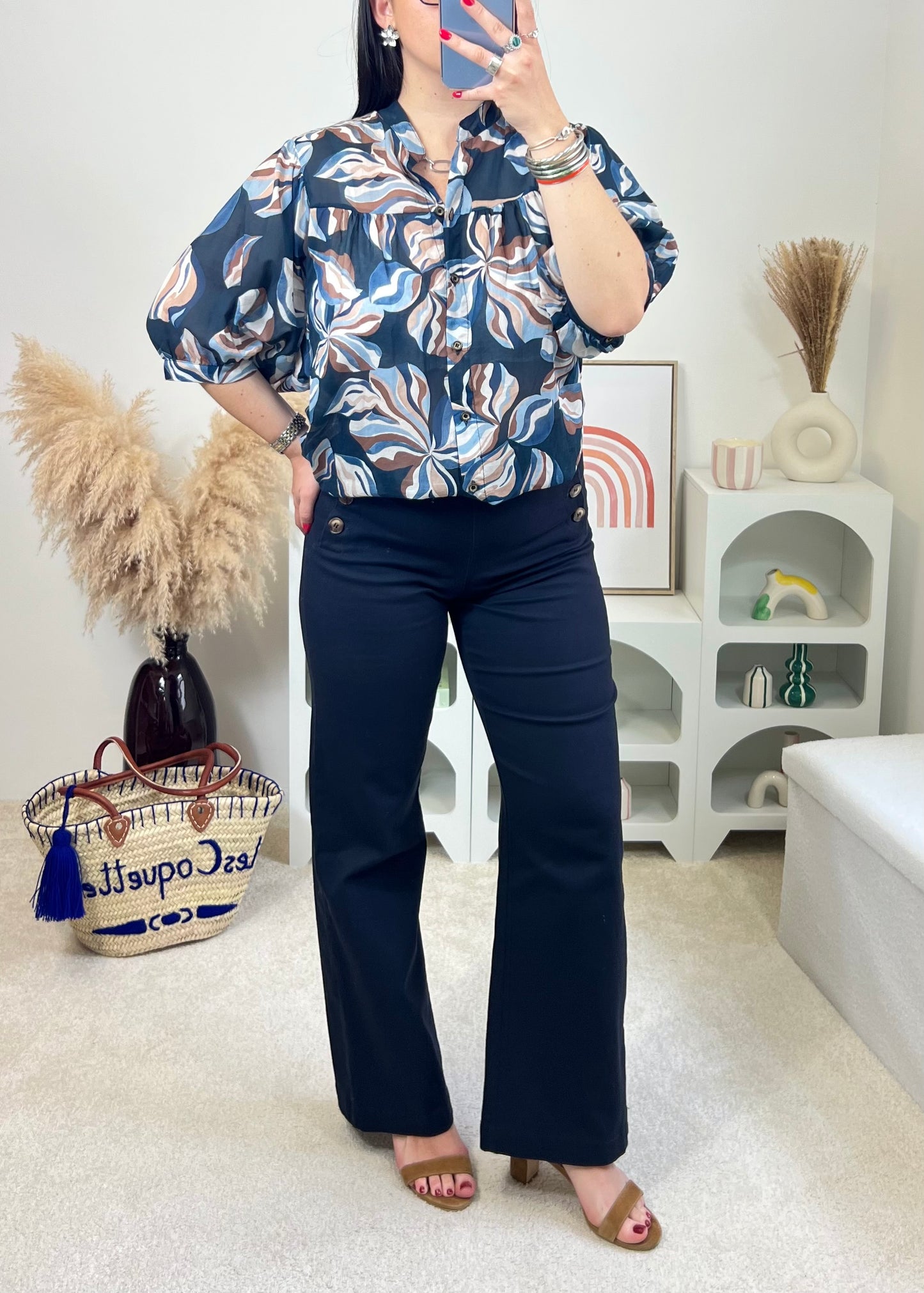 Blouse Léonie Marine