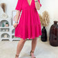 Robe Alia Fushia