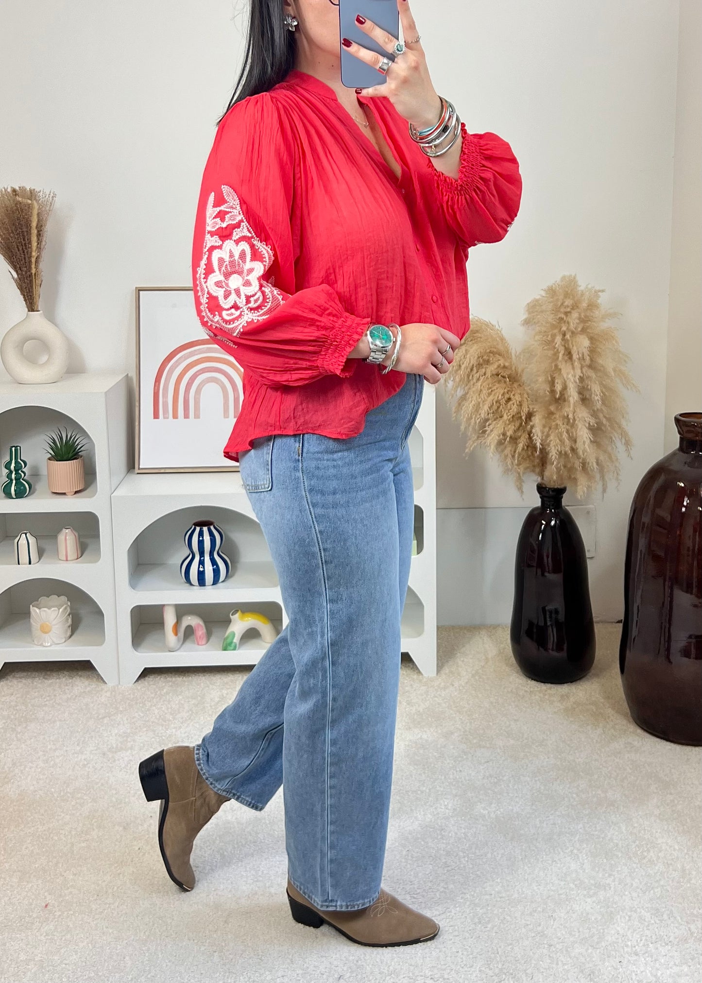Chemise Délia Corail