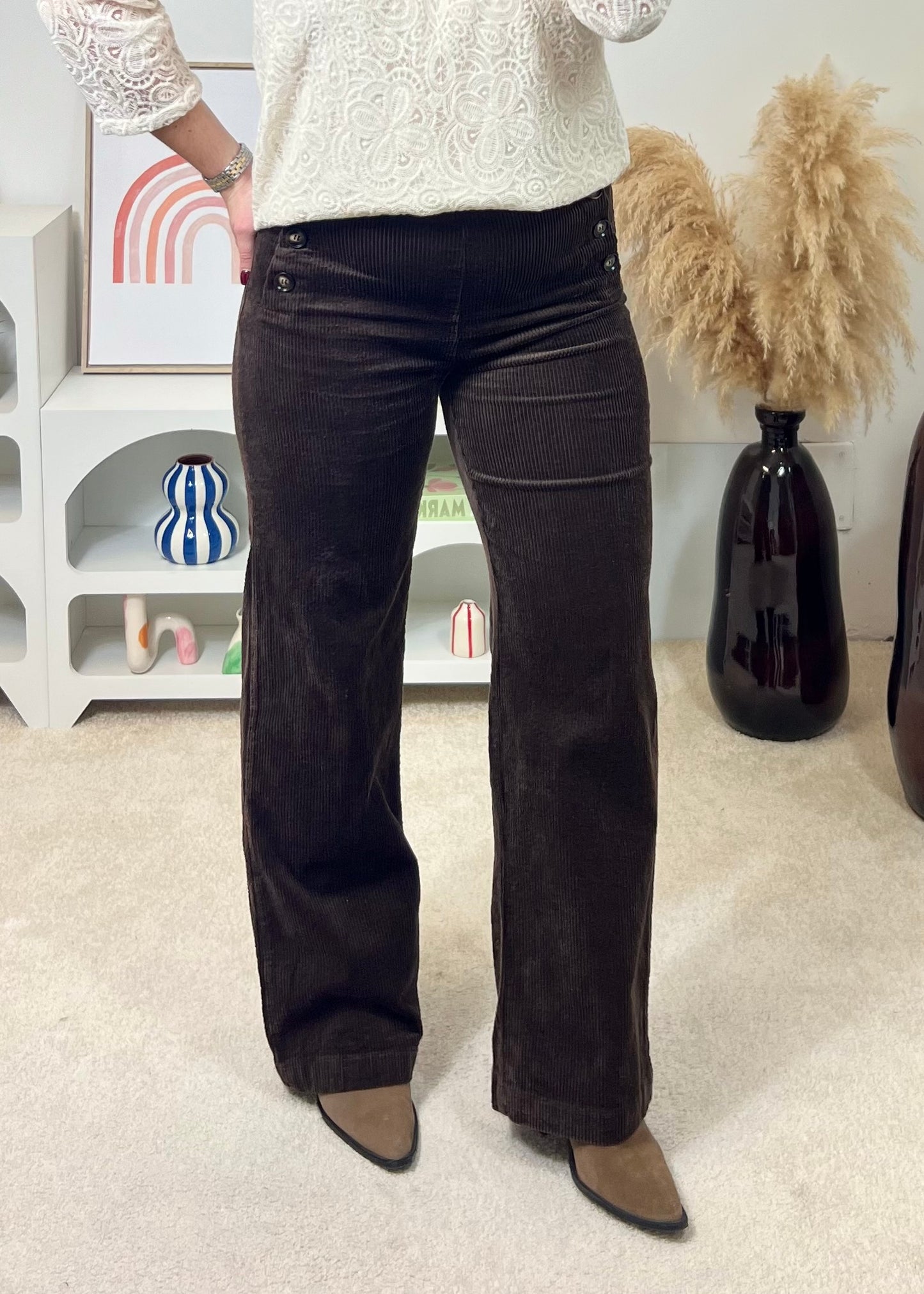 Pantalon Pauly Choco foncé
