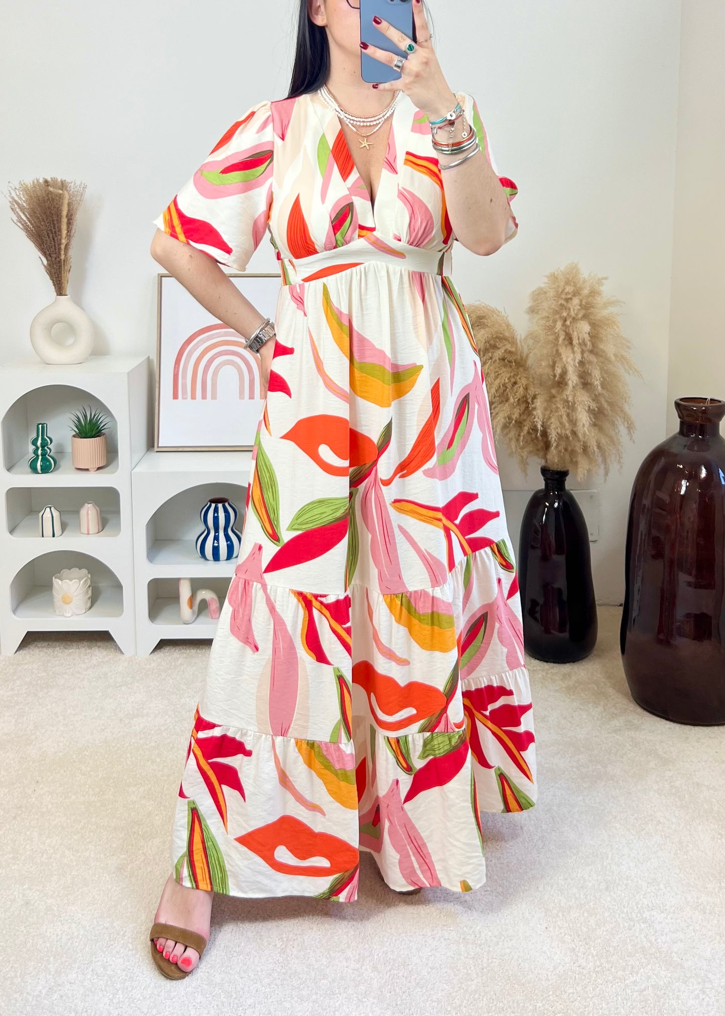 Robe Maëlle Corail