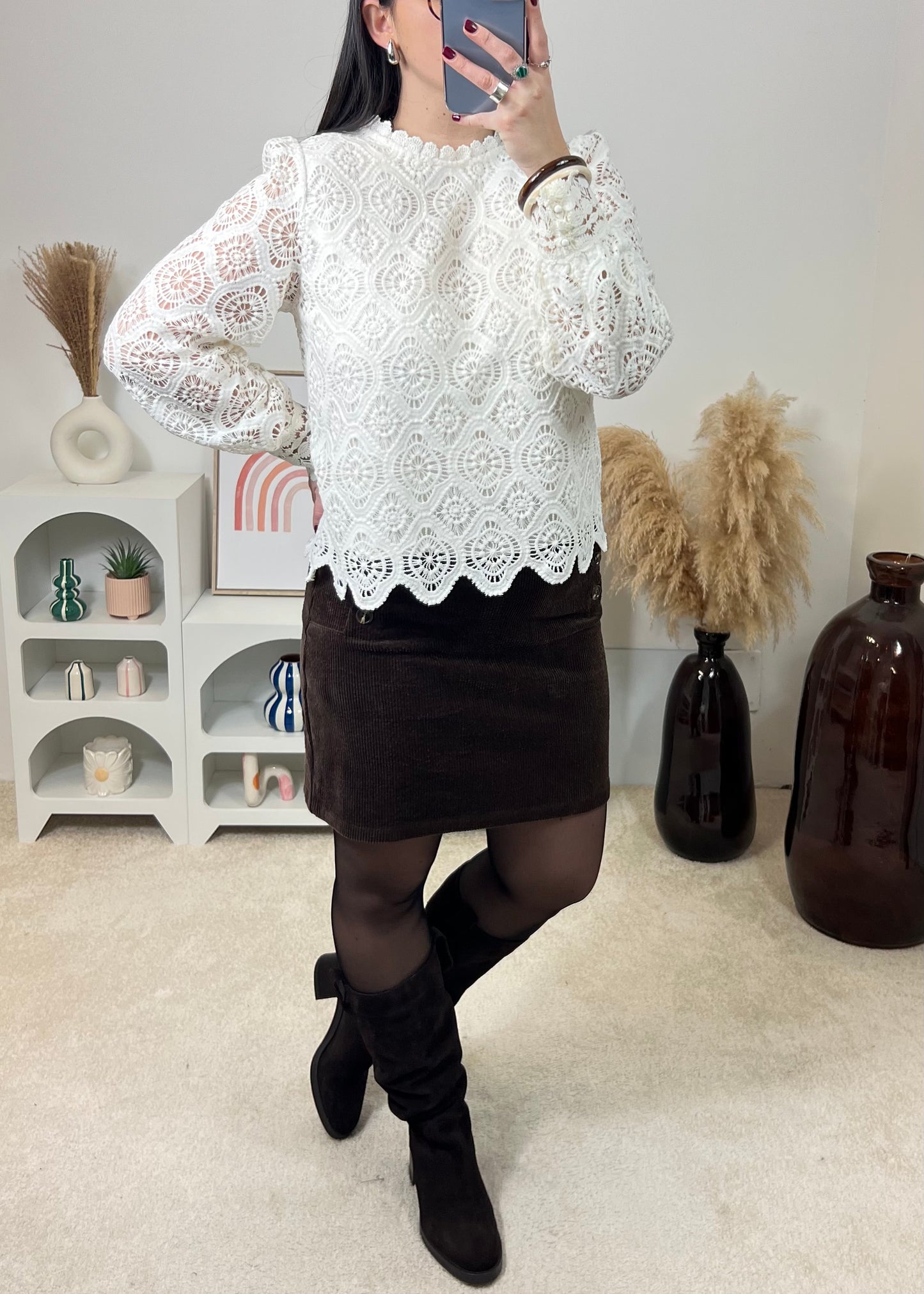 Blouse Chloé Ivoire