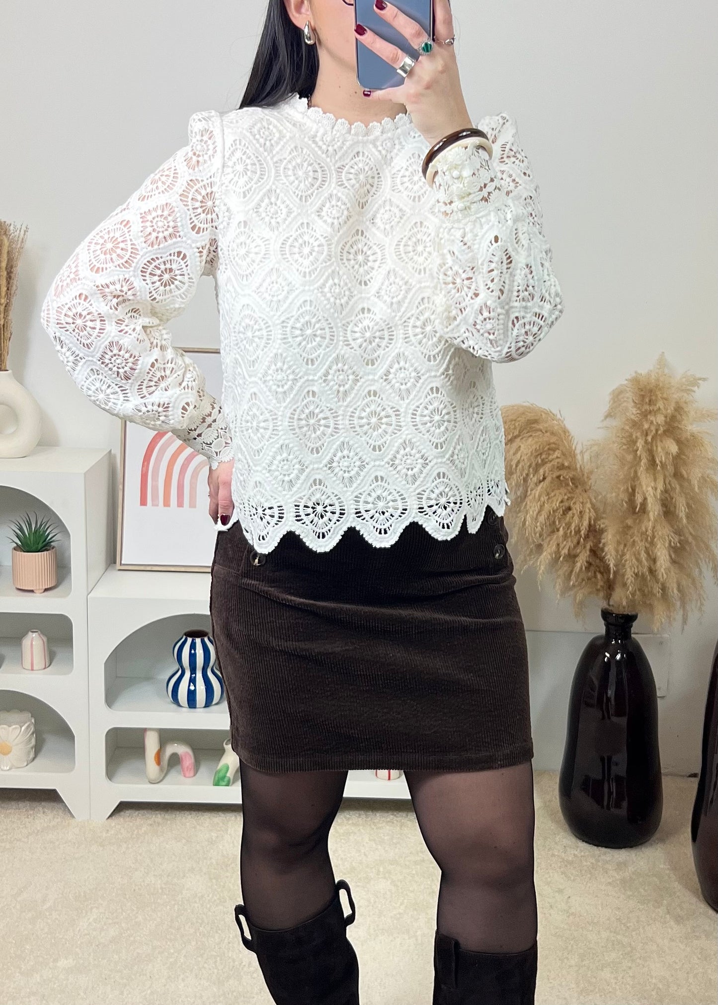 Blouse Chloé Ivoire