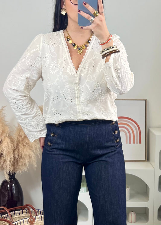 Blouse Elsa Ivoire